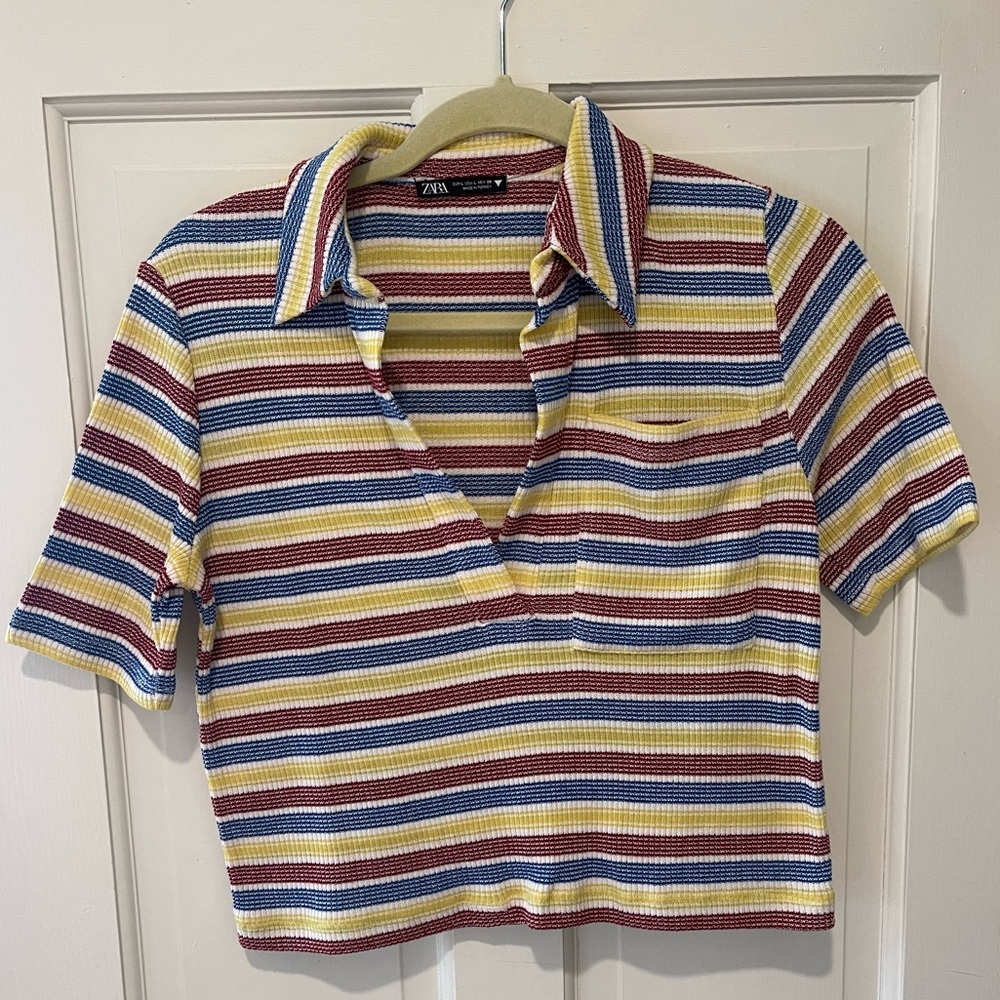 Zara strip shirt